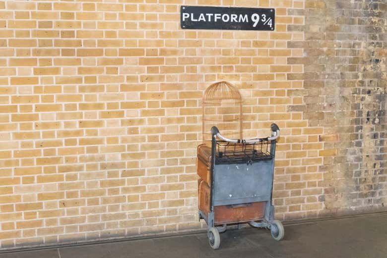 Il binario 9 e 3/4, nella stazione di King's Cross