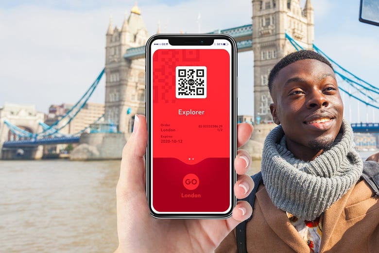 Usando l'app Go London