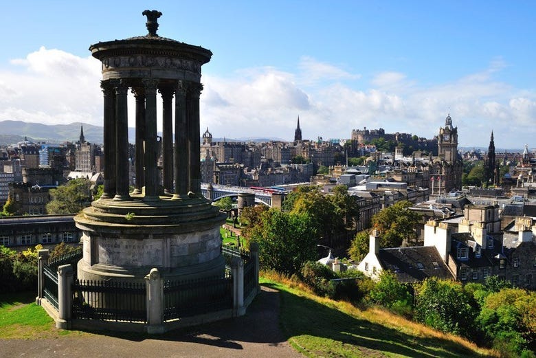 Panoramica di Edimburgo