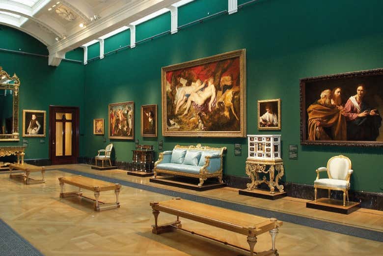 Interni della King's Gallery di Buckingham Palace