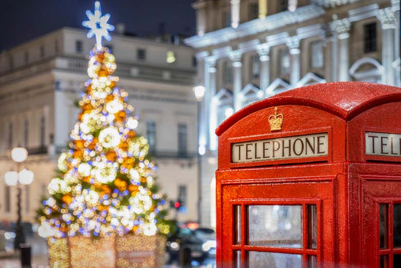 Free tour delle luci natalizie di Londra