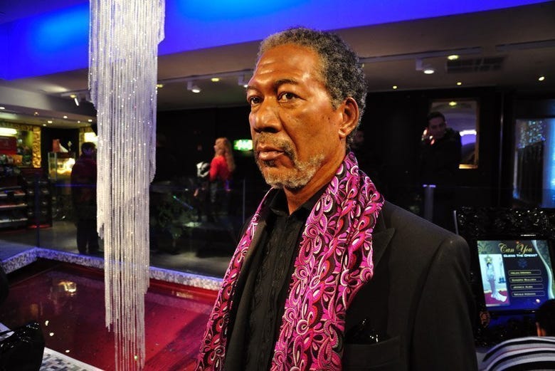 Morgan Freeman al Madame Tussauds
