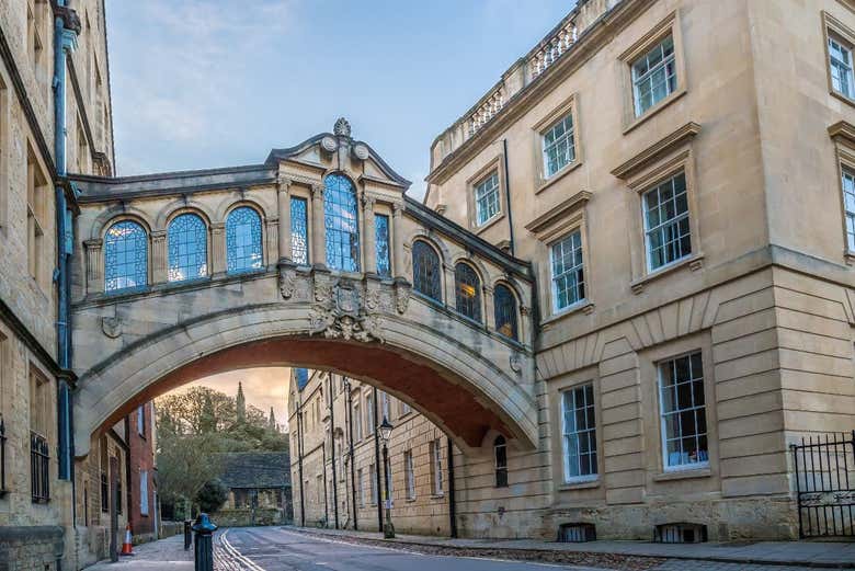 Ponte dei sospiri a Oxford