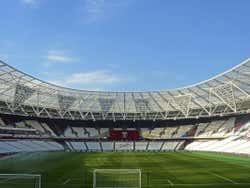 All'interno dello Stadio del West Ham