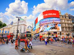 Vista su Piccadilly Circus